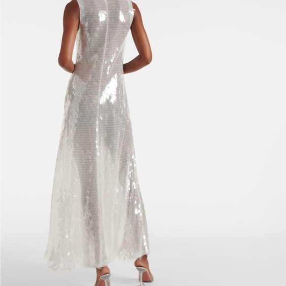 Norma Kamali - Sequin Sheer Maxi Dress - Picture 2 of 5